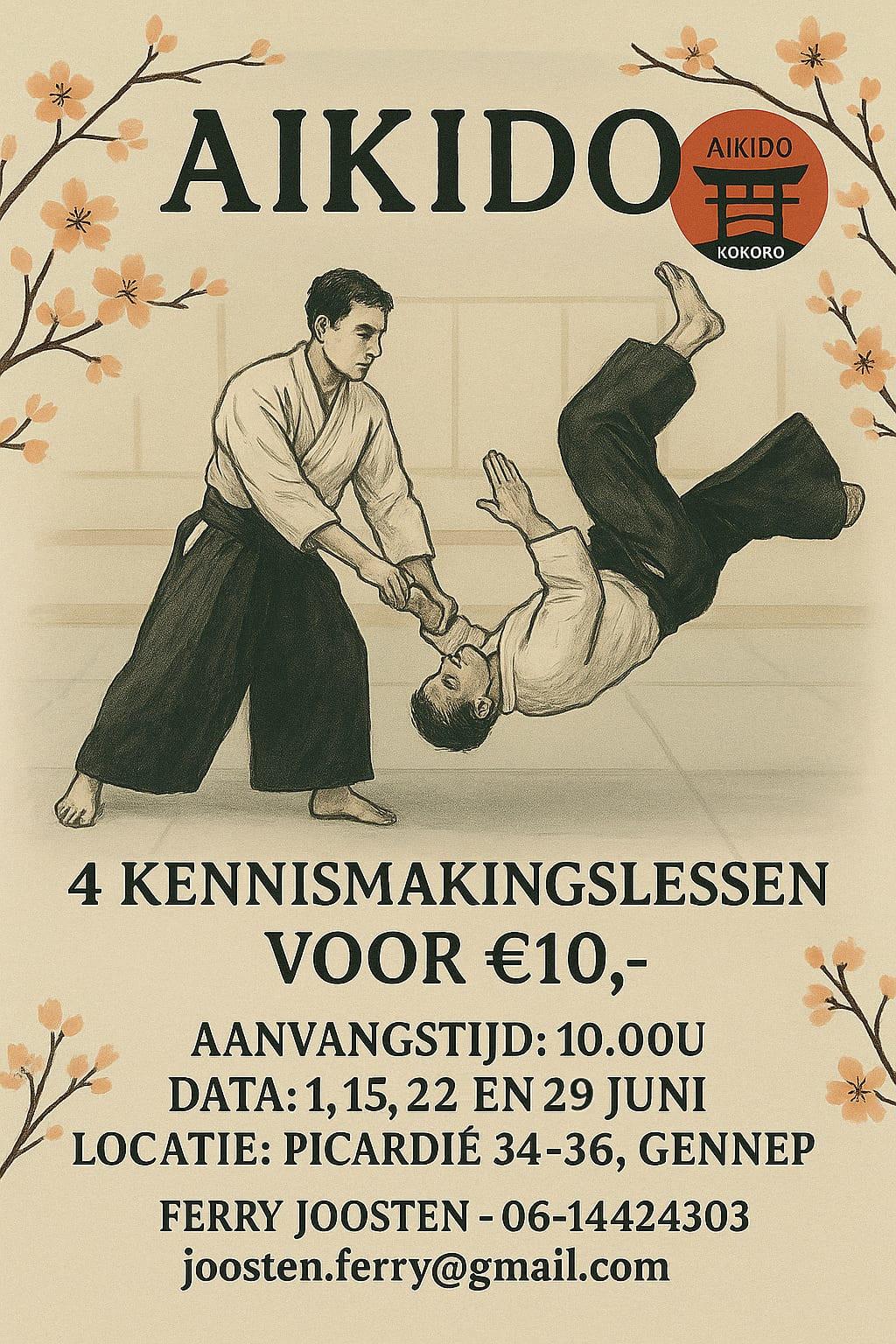 Flyer kennismakingslessen Gennep